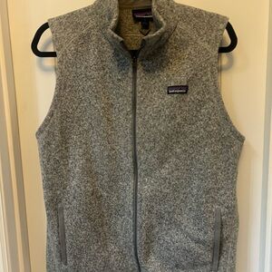 Patagonia Heather Gray Fleece Vest